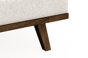 Copenhagen 2-seters Fløyelssofa - Kremhvit - Møbler - Sofaer - 2 seter sofa