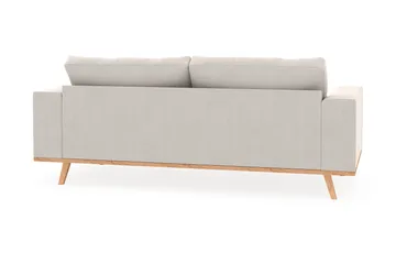 Copenhagen 2-seters Fløyelssofa - Kremhvit - Møbler - Sofaer - 2 seter sofa