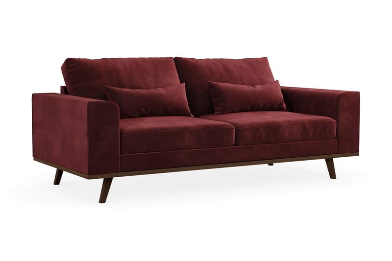 Copenhagen 2-seters Fløyelssofa - Lilla - Møbler - Sofaer - 2 seter sofa