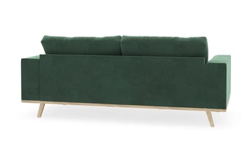 Copenhagen 2-seters Fløyelssofa - Mørk grønn - Møbler - Sofaer - 2 seter sofa
