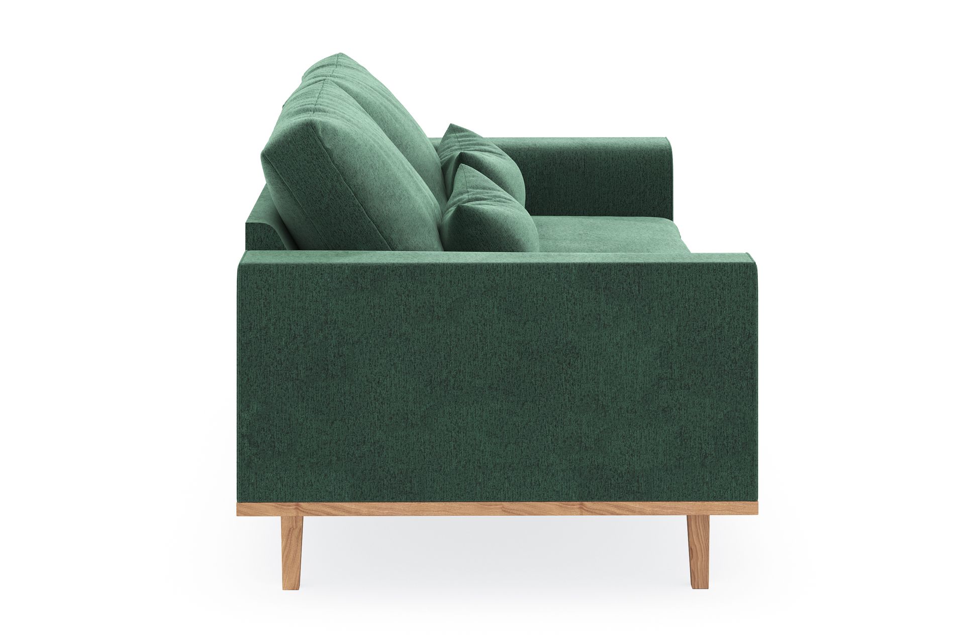 Copenhagen 2-seters Fløyelssofa - Mørk grønn - Møbler - Sofaer - 2 seter sofa
