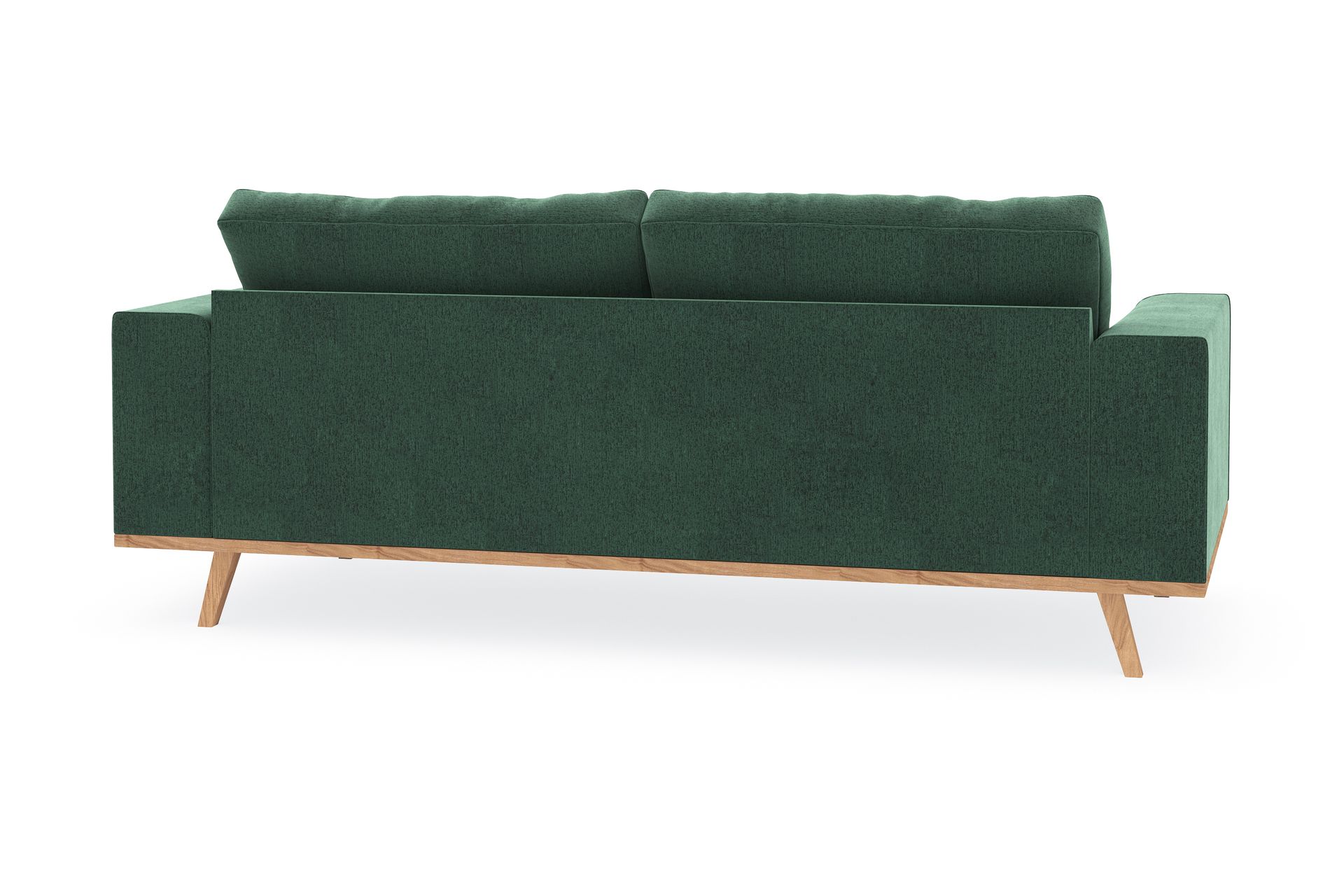 Copenhagen 2-seters Fløyelssofa - Mørk grønn - Møbler - Sofaer - 2 seter sofa