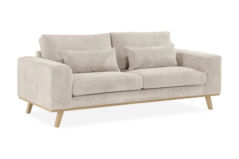 Copenhagen 2-seters Manchestersofa - Beige - Møbler - Sofaer - 2 seter sofa