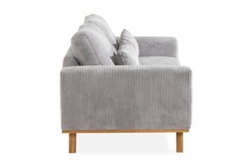 Copenhagen 2-seters Manchestersofa - Lys grå - Møbler - Sofaer - 2 seter sofa