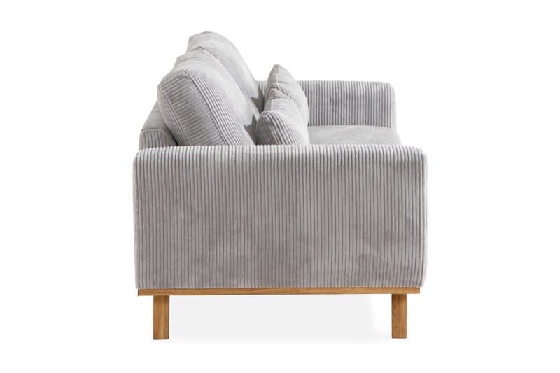 Copenhagen 2-seters Manchestersofa - Lys grå - Møbler - Sofaer - 2 seter sofa