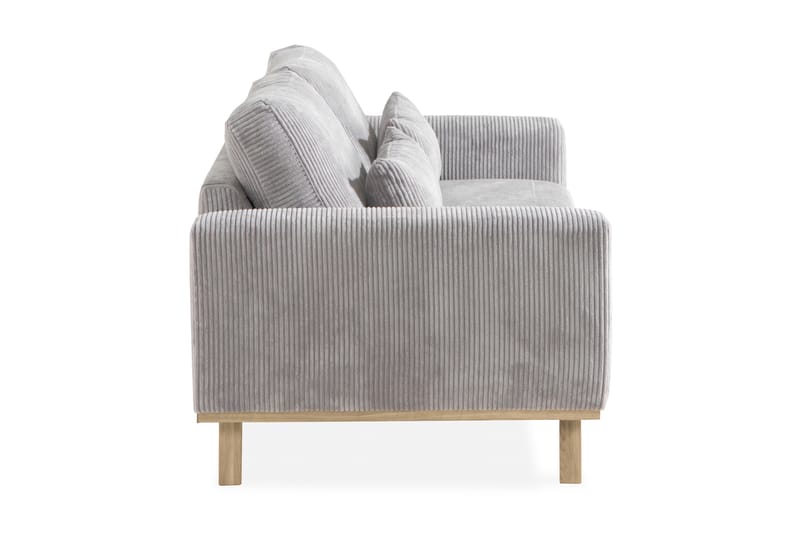 Copenhagen 2-seters Manchestersofa - Lys grå - Møbler - Sofaer - 2 seter sofa