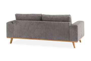 Copenhagen 2-seters Manchestersofa - Mørk grå - Møbler - Sofaer - 2 seter sofa