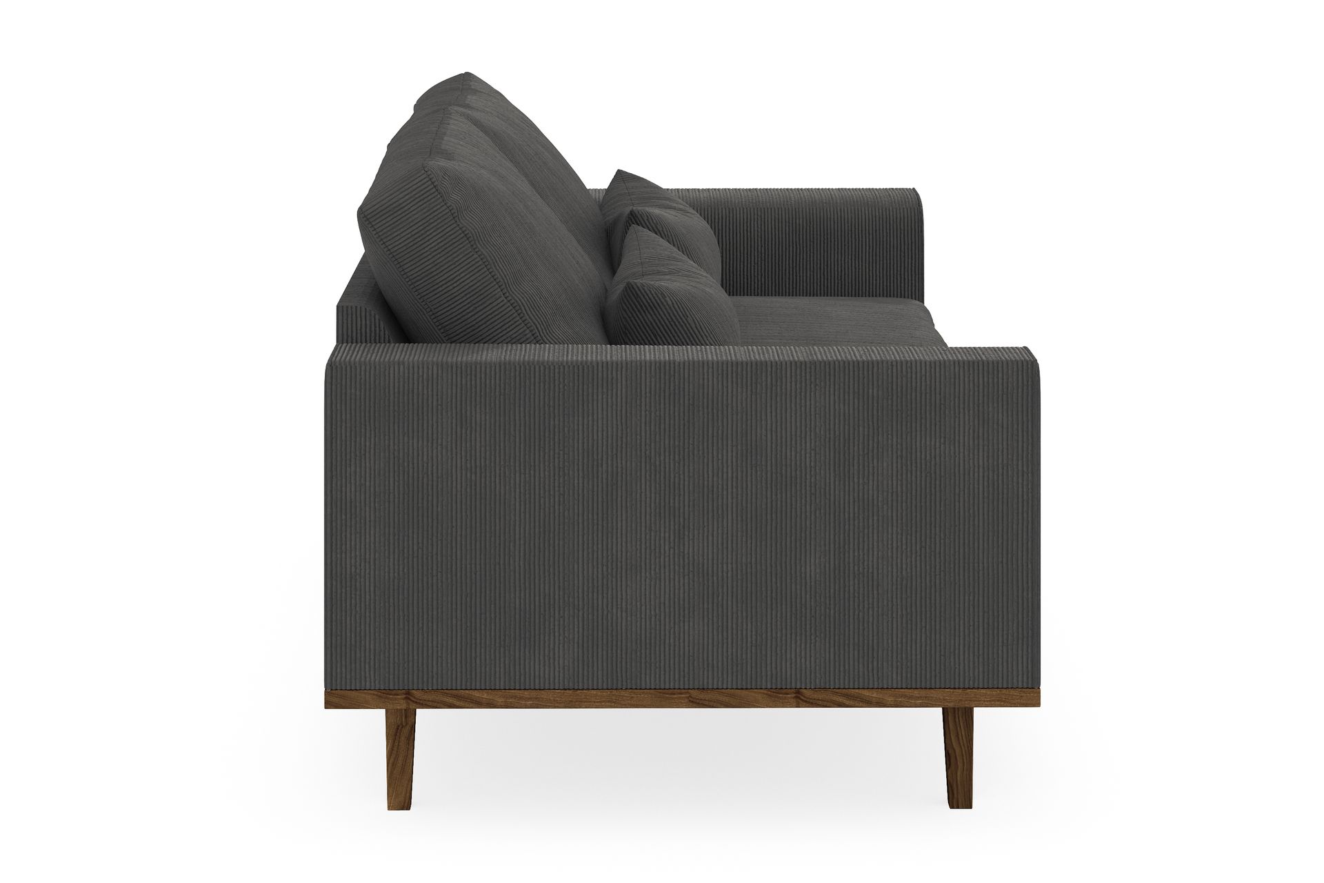 Copenhagen 2-seters Manchestersofa - Mørk grå - Møbler - Sofaer - 2 seter sofa