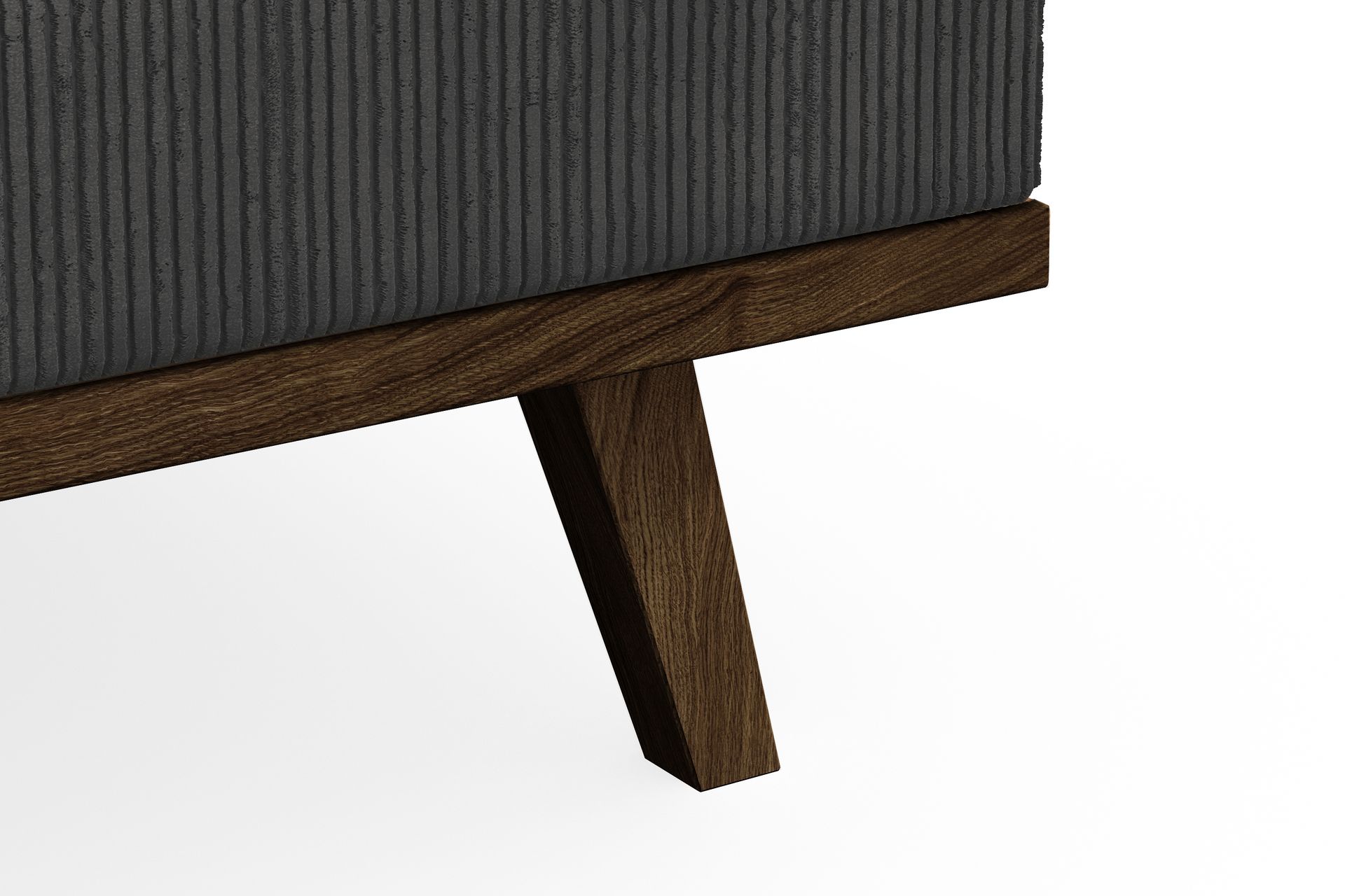 Copenhagen 2-seters Manchestersofa - Mørk grå - Møbler - Sofaer - 2 seter sofa