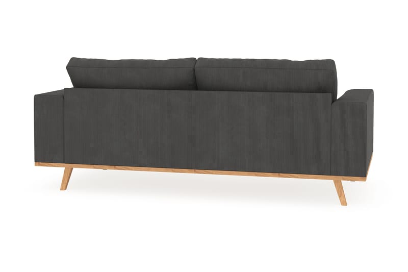 Copenhagen 2-seters Manchestersofa - Mørk grå - Møbler - Sofaer - 2 seter sofa