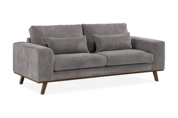 Copenhagen 2-seters Manchestersofa - Mørk grå - Møbler - Sofaer - 2 seter sofa