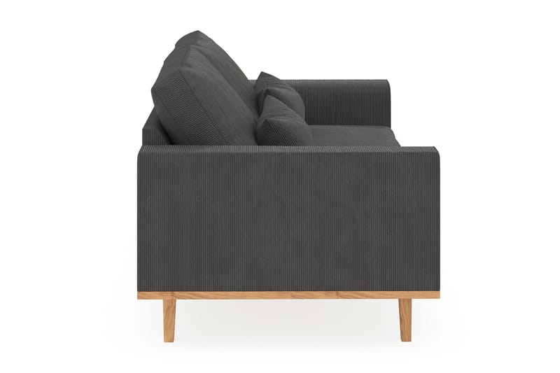 Copenhagen 2-seters Manchestersofa - Mørk grå - Møbler - Sofaer - 2 seter sofa