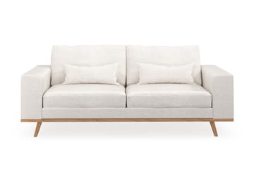 Copenhagen 2-seters Sofa i Bouclé - Hvit - Møbler - Sofaer - 2 seter sofa