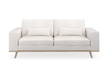 Copenhagen 2-seters Sofa i Bouclé - Hvit - Møbler - Sofaer - 2 seter sofa