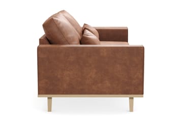 Copenhagen 2-seters Sofa i Kunstlær - Brun - Møbler - Sofaer - 2 seter sofa