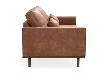 Copenhagen 2-seters Sofa i Kunstlær - Brun - Møbler - Sofaer - 2 seter sofa