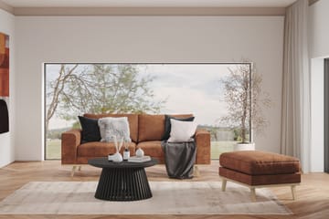 Copenhagen 2-seters Sofa i Kunstlær - Brun - Møbler - Sofaer - 2 seter sofa