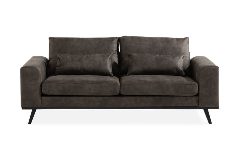 Copenhagen 2-seters Sofa i Kunstlær - Mørk grå - Møbler - Sofaer - 2 seter sofa