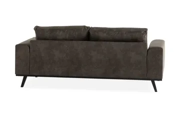Copenhagen 2-seters Sofa i Kunstlær - Mørk grå - Møbler - Sofaer - 2 seter sofa