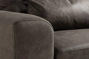 Copenhagen 2-seters Sofa i Kunstlær - Mørk grå - Møbler - Sofaer - 2 seter sofa