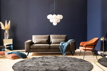 Copenhagen 2-seters Sofa i Kunstlær - Mørk grå - Møbler - Sofaer - 2 seter sofa