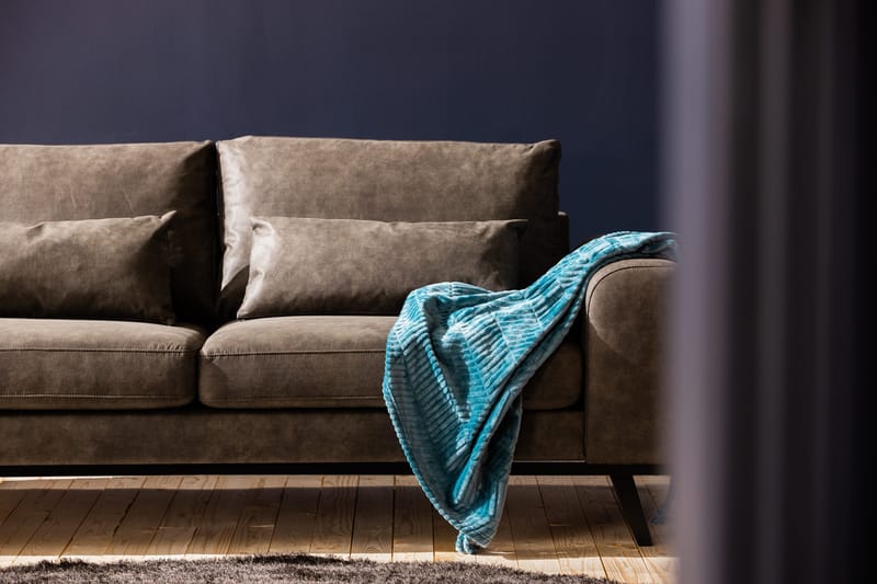 Copenhagen 2-seters Sofa i Kunstlær - Mørk grå - Møbler - Sofaer - 2 seter sofa