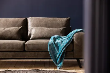 Copenhagen 2-seters Sofa i Kunstlær - Mørk grå - Møbler - Sofaer - 2 seter sofa