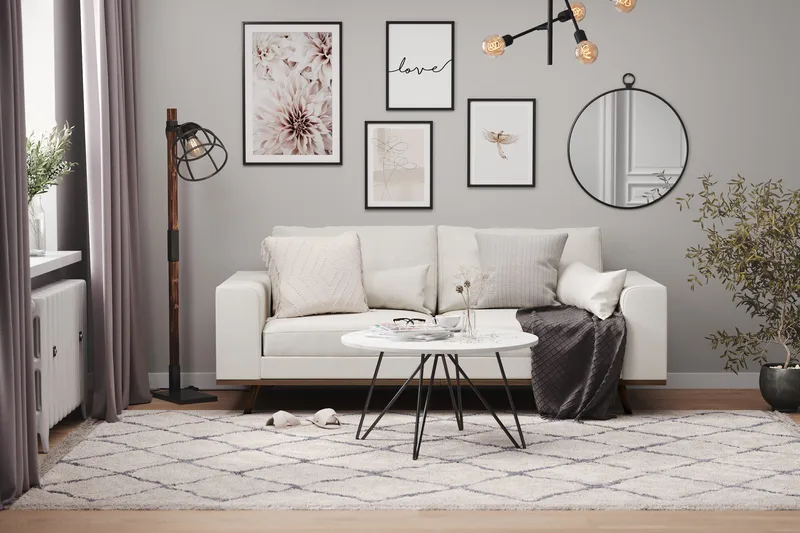 Copenhagen 2-seters Stoffsofa - Beige - Møbler - Sofaer - 2 seter sofa