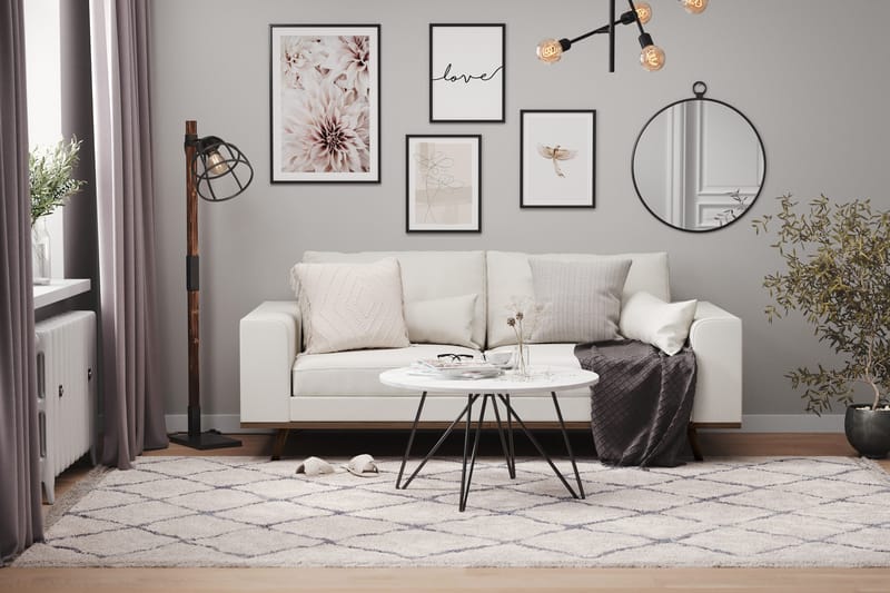 Copenhagen 2-seters Stoffsofa - Beige - Møbler - Sofaer - 2 seter sofa