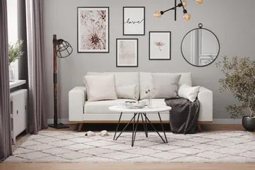 Copenhagen 2-seters Stoffsofa - Beige - Møbler - Sofaer - 2 seter sofa