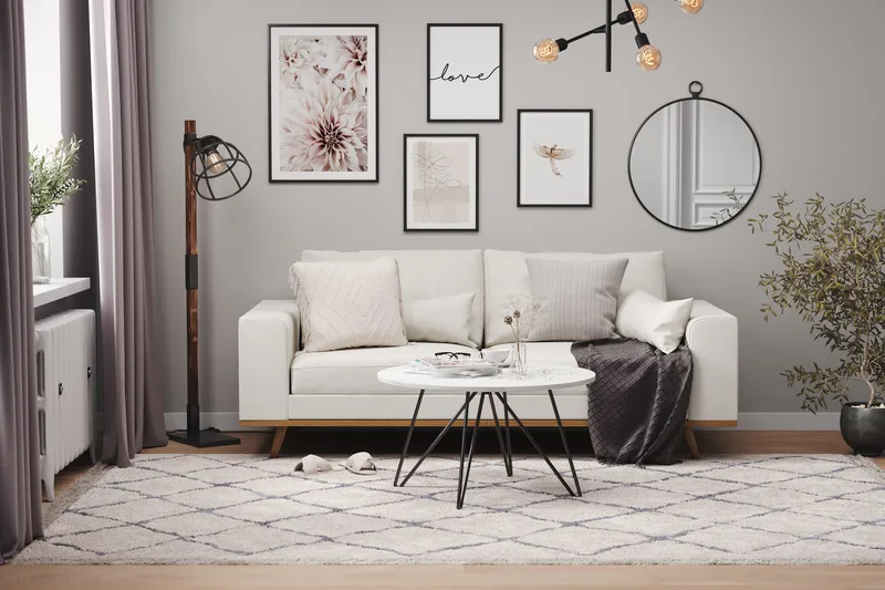 Copenhagen 2-seters Stoffsofa - Beige - Møbler - Sofaer - 2 seter sofa