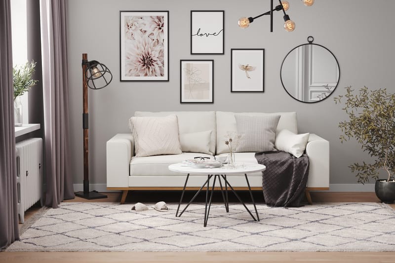 Copenhagen 2-seters Stoffsofa - Beige - Møbler - Sofaer - 2 seter sofa