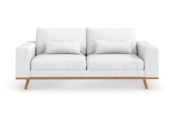 Copenhagen 2-seters Stoffsofa - Hvit - Møbler - Sofaer - 2 seter sofa