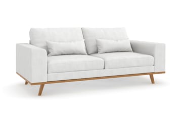 Copenhagen 2-seters Stoffsofa - Hvit - Møbler - Sofaer - 2 seter sofa