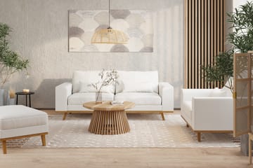 Copenhagen 2-seters Stoffsofa - Hvit - Møbler - Sofaer - 2 seter sofa