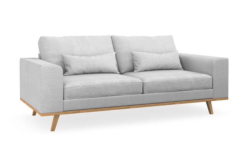 Copenhagen 2-seters Stoffsofa - Lys grå - Møbler - Sofaer - 2 seter sofa