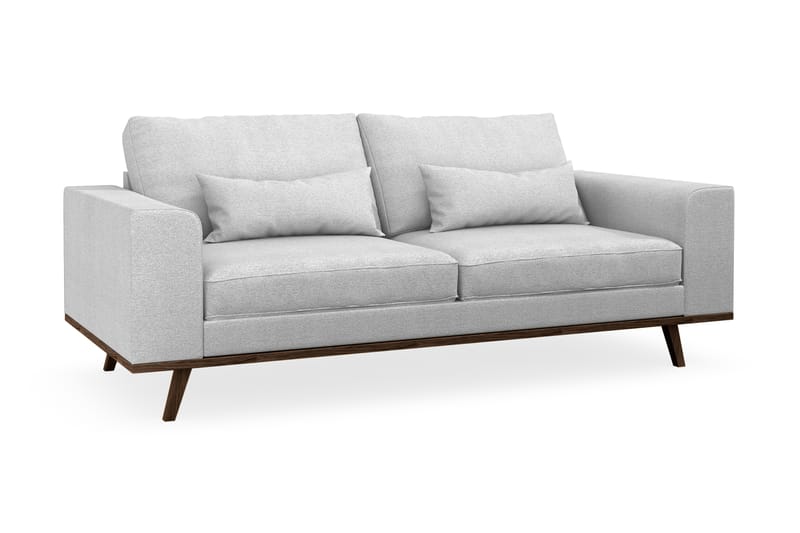 Copenhagen 2-seters Stoffsofa - Lys grå - Møbler - Sofaer - 2 seter sofa