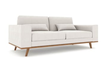 Copenhagen 2-seters Stoffsofa - Lys grå - Møbler - Sofaer - 2 seter sofa