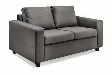 Crazy 2-seters Fløyelssofa - Mørk grå - Møbler - Sofaer - 2 seter sofa