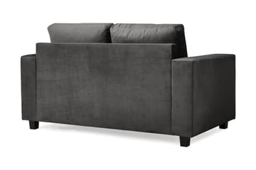 Crazy 2-seters Fløyelssofa - Mørk grå - Møbler - Sofaer - 2 seter sofa
