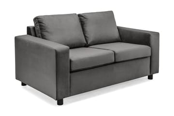 Crazy 2-seters Fløyelssofa - Mørk grå - Møbler - Sofaer - 2 seter sofa
