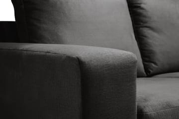 Crazy 2-seters Fløyelssofa - Mørk grå - Møbler - Sofaer - 2 seter sofa