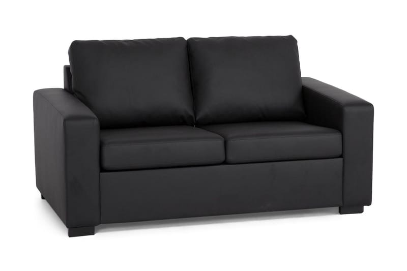Crazy 2-seters Sofa i Kunstlær - Svart - Møbler - Sofaer - Skinnsofaer