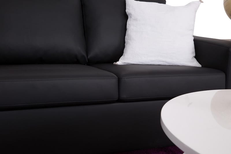 Crazy 2-seters Sofa i Kunstlær - Svart - Møbler - Sofaer - Skinnsofaer