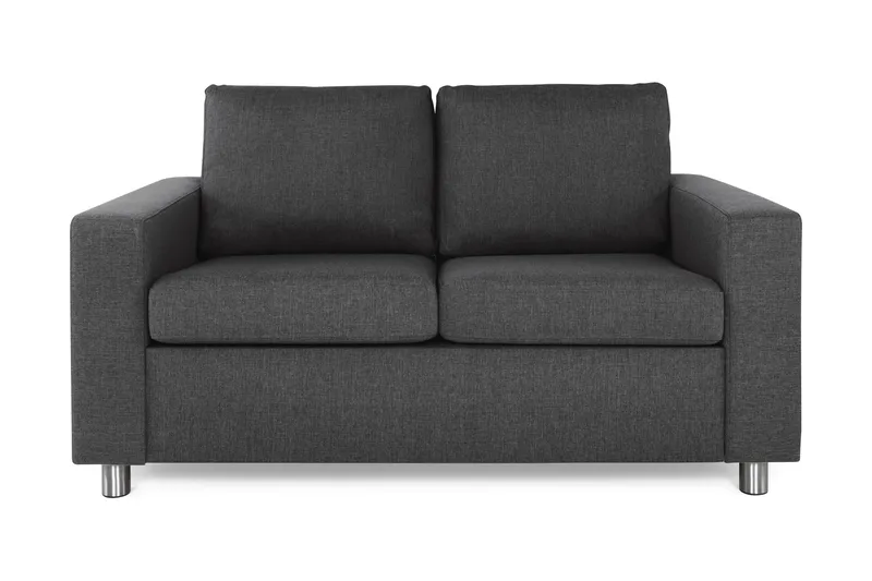 Crazy 2-seters Stoffsofa, Antrasitt