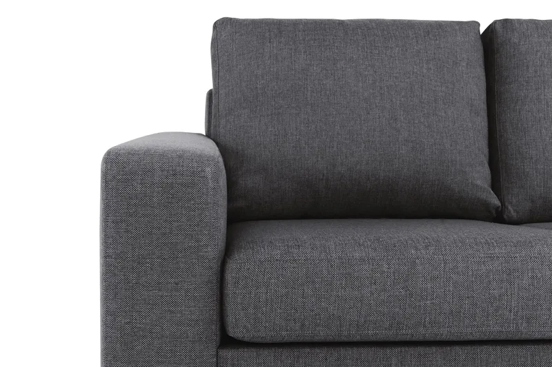 Crazy Sofagruppe 2-seter Sofa + Lenestol i Stoff - Mørk grå - Møbler - Sofaer - 2 seter sofa