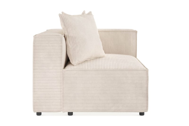 Cubo 2-seters Høyremodul i Manchester 120 cm bred - Beige - Møbler - Sofaer - Modulsofaer - Øvrige moduler til modulsofa
