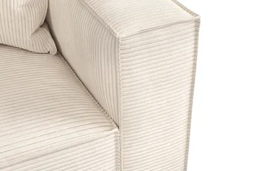 Cubo 2-seters Høyremodul i Manchester 120 cm bred - Beige - Møbler - Sofaer - Modulsofaer - Øvrige moduler til modulsofa