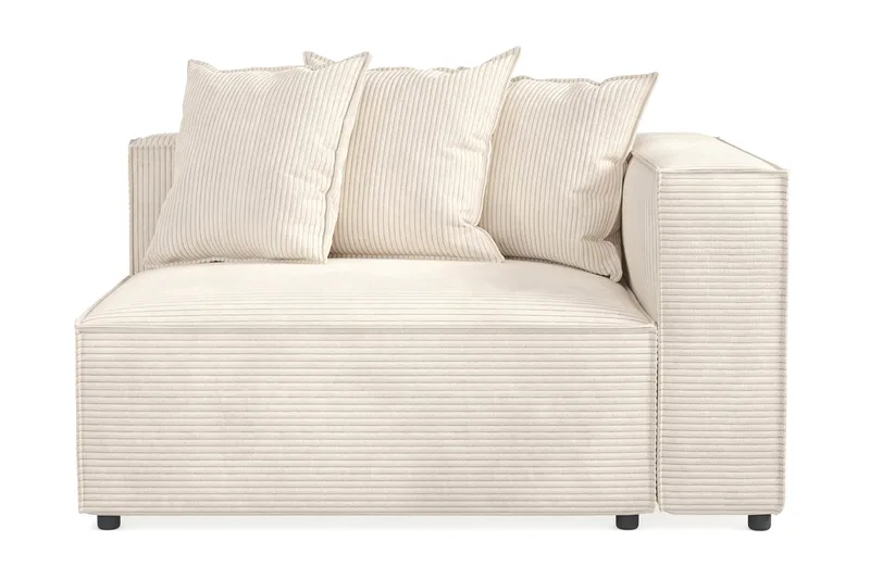 Cubo 2-seters Høyremodul i Manchester 120 cm bred, Beige
