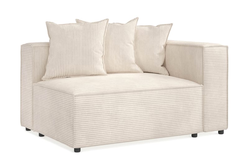Cubo 2-seters Høyremodul i Manchester 120 cm bred - Beige - Møbler - Sofaer - Modulsofaer - Øvrige moduler til modulsofa